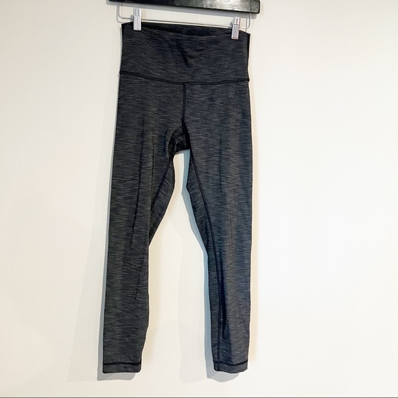 Lululemon Wunder Under Hi-Rise Brushed Full-On Luxtreme 25” Heathered Black - Picture 5 of 9